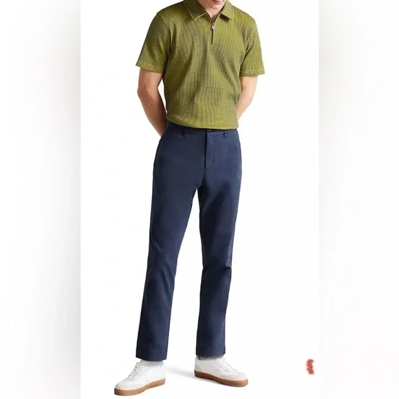 TED BAKER
Backley Textured Zip Polo Shirt Size 4 - Picture 3 of 10